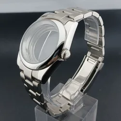 Stainless Steel Sapphire Glass Watch Case with 20mm Strap for 39mm (NO.9)