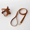 New Luxury Leather Pet Chest Strap Set Dog Leash Walking Cat Rope Medium and Small Dog Pet Supplies Puppy Accessories 2