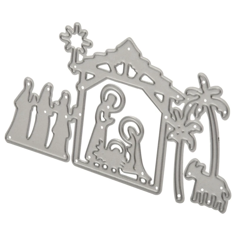 2X Fustelle Stencil Template Scrapbooking Goffratrice Goffratura Stencil Stencil, Per Sizzix Big Shot (G)