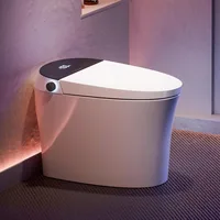 Smart Bidet Toilet, Smart Toilet with Bidet Built in, Pump-assisted Flush,Foot Sensor Operation,Warm Water,Heated Seat Air Dryer 1