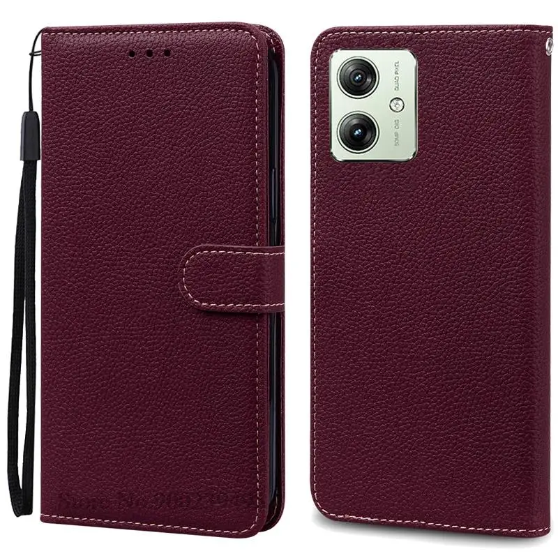 Elegant Silicone Leather Flip Wallet Case