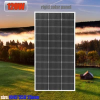 Panneau solaire rigide BOGUANG, cellule solaire en verre, puissance 100W | 120W | Chargeur 150W pour batterie 12V, maison, voiture, camping-car, yachts, voiturettes de golf, etc. 3