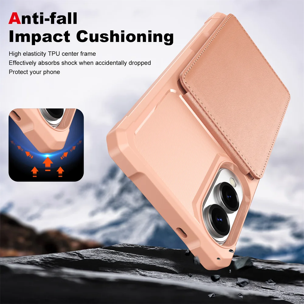 Luxury Wallet Card Holder Phone Case with Slot and Enhanced Protection