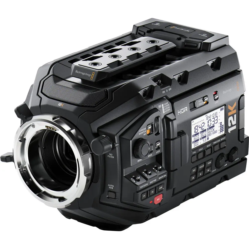 블랙매직 디자인 URSA 미니 프로 12K 디지털 시네마 카메라 슈퍼35 HDR CMOS 센서 (PL 마운트, EF 마운트, F 마운트 지원)