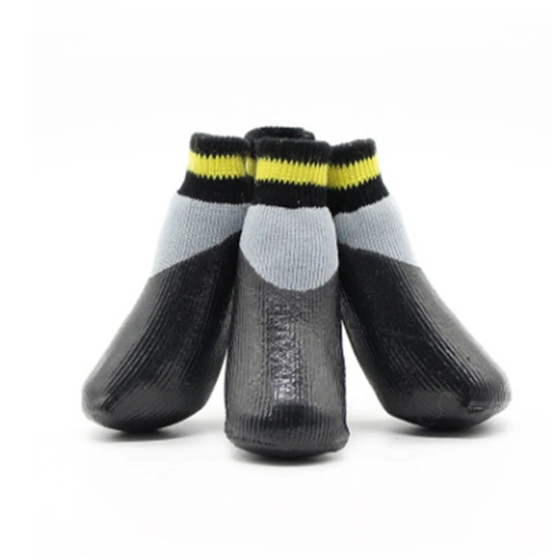 Outdoor Waterproof Nonslip Anti-stain Dog Cat Socks Booties Shoes Rubber Sole Pet Paw Protector For Small Large Dog