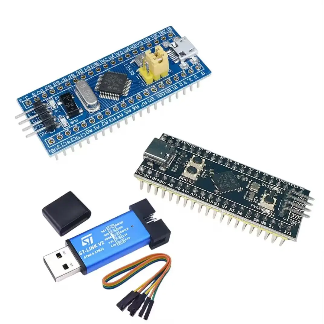 Muslimmuslimb Arm Stm32 Scheda Di Sviluppo Del Sistema Minimo Stm32F401 Stm32F411 + St-Link V2 Download Programmatore