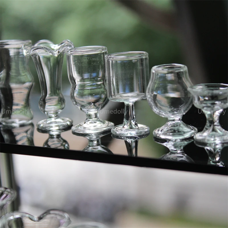 レトロ ミニチュア 食器 グラス コップ チョコレート ジュース ドール