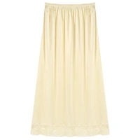 Jupon d'Été à Doublure Longue pour Femme et Fille, Sous-Vêtement, Jupe, Bas, Demi-longueur, Slip 4