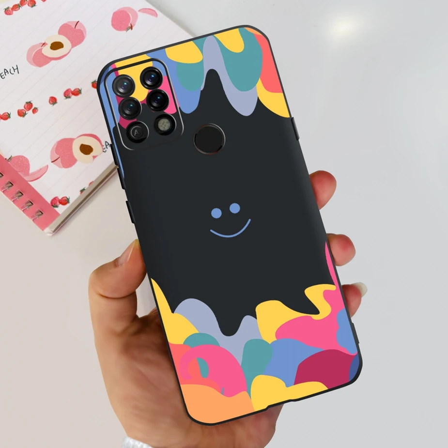 Colorful Matte Silicone Phone Case with Bumper Protection - 6.8'' Back Cover