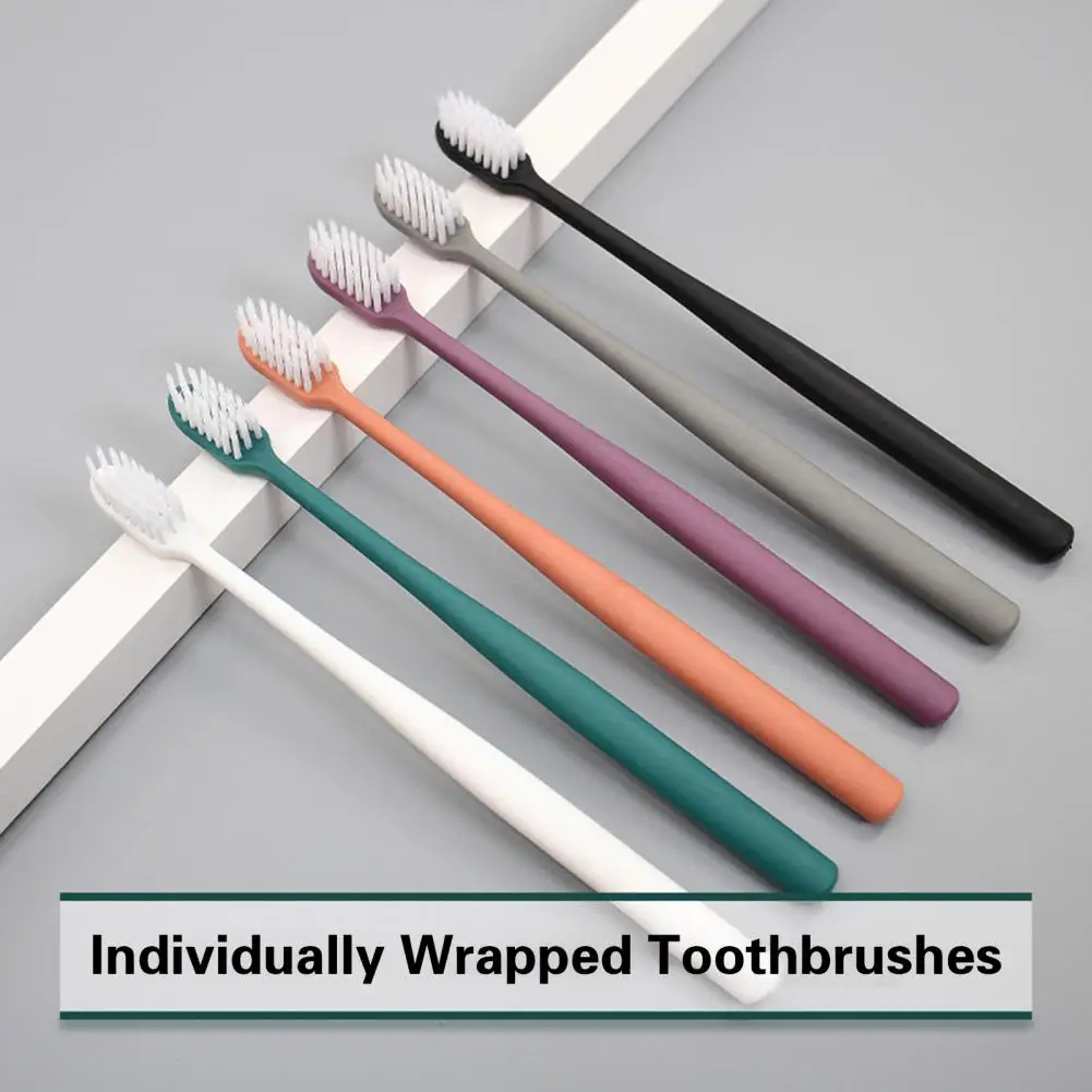 Disposable Toothbrush Set Bulk Pack Disposable Travel Toothbrushes for Hotels Camping Soft Bristles Dental Care Kit for Guests