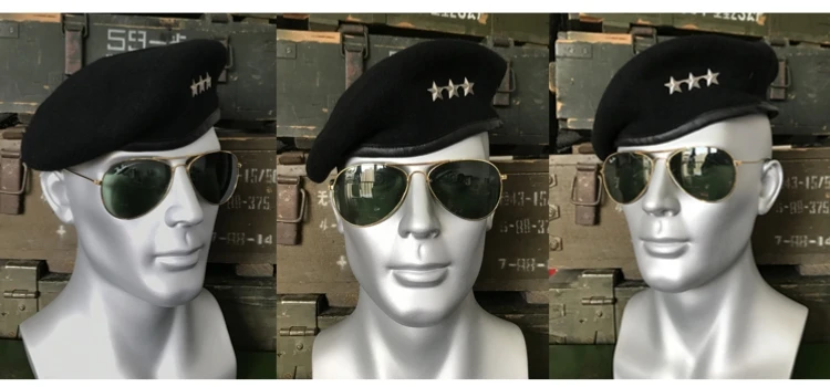 US Military Beret Army Soldier Group Hat Men Women Field Training Combat Tactical Caps  Uniform Accessories Woolen Hat Unisex 6