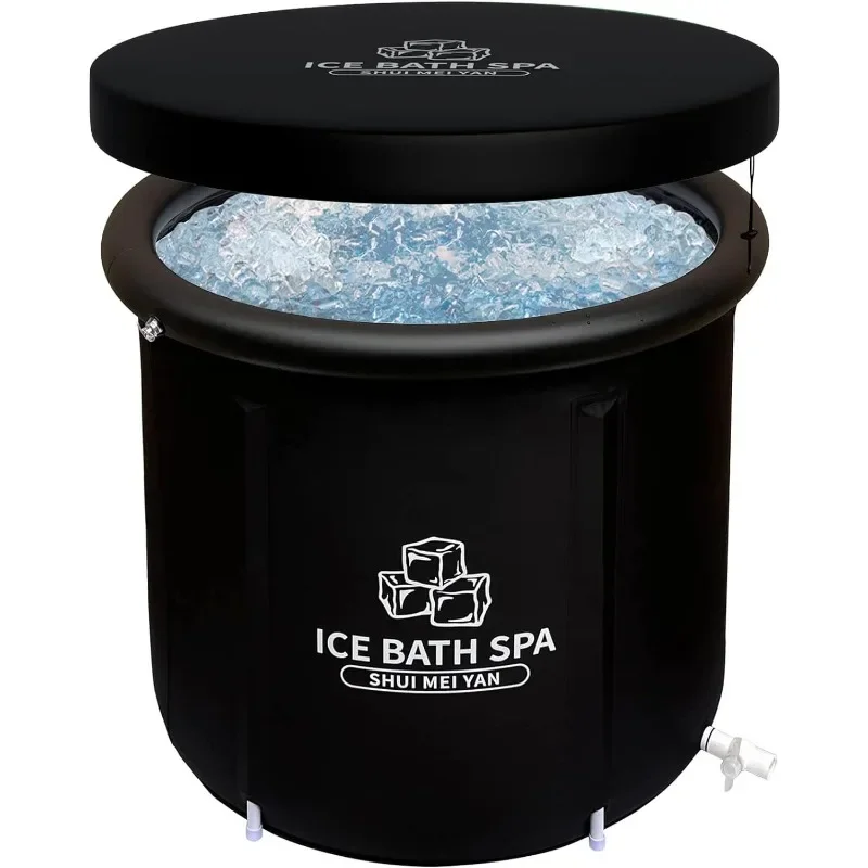Folding Bath Bucket Adult Portable Bathtub Outdoors PVC Inflatable SPA Ice Bath Household Bucket