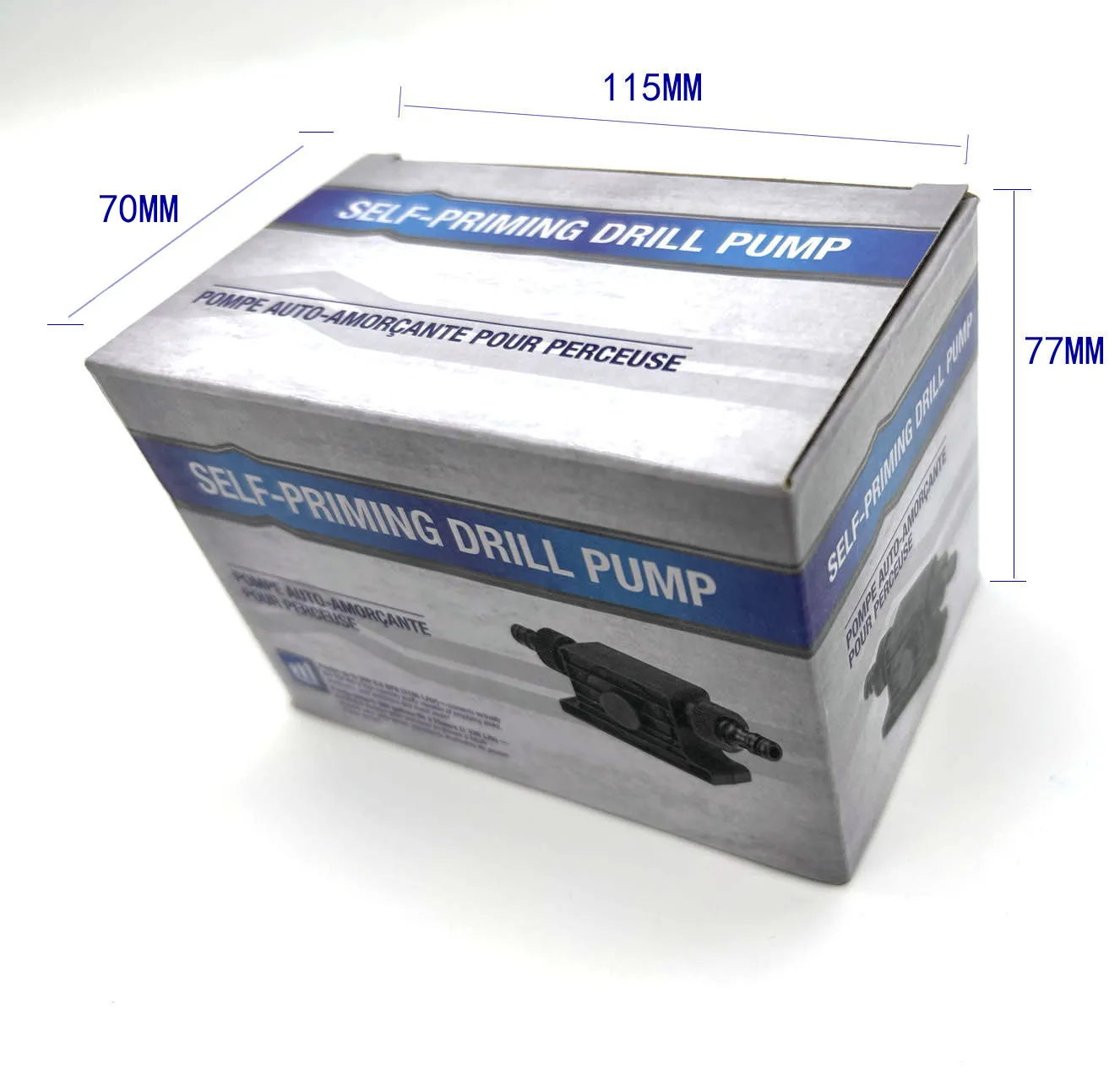 Liquid Transfer Pump Pumping Pump Self Priming Pump Head Portable Electric Self-Priming Hand Electric Drill Water Pump Micro Submersibles Motor Ultra Home Garden Centrifugal Drill Pump