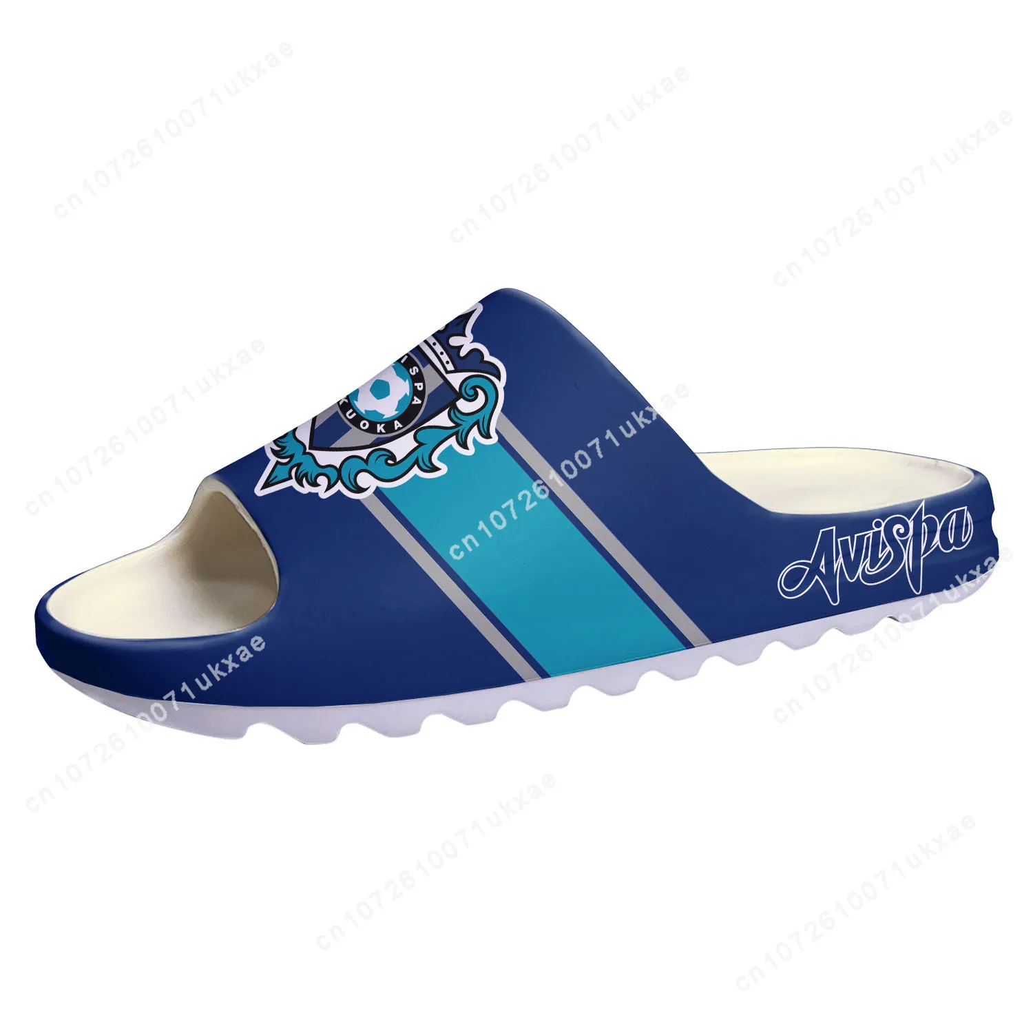 

アビスパ Fukuoka Football Soft Sole Sllipers Home Clogs Customized Step On Water Shoes Mens Womens Teenager Step in Sandals