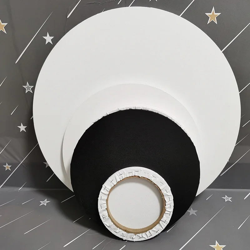 Round Canvas Suitable For Oil Painting Gouache Acrylic Diameter 15cm 20cm 30cm 40cm stretched canvas,painting supplies