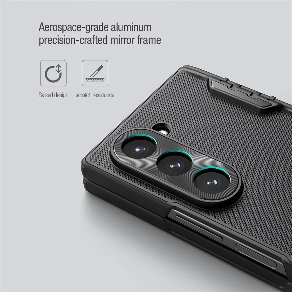 For Samsung Galaxy Z Fold 6 5G Case NILLKIN Frosted Shield Fold Shockproof Simple TPU PC 180° Folding Cover For Samsung Z Fold6