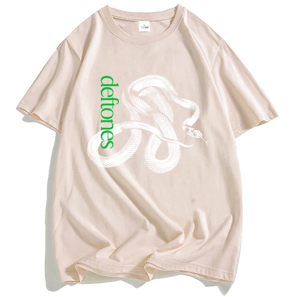 Deftones Logo Snake Tee Private Music Album Printing T-shirt