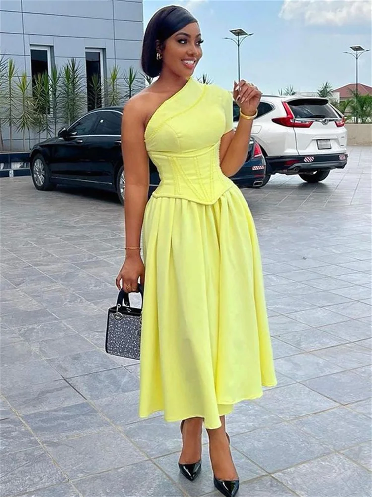 Wmstar Dresses for Women Summer Single Sleeveless Fashion Casual Sexy High Quality Party Office Ladies Wholesale Dropshipping