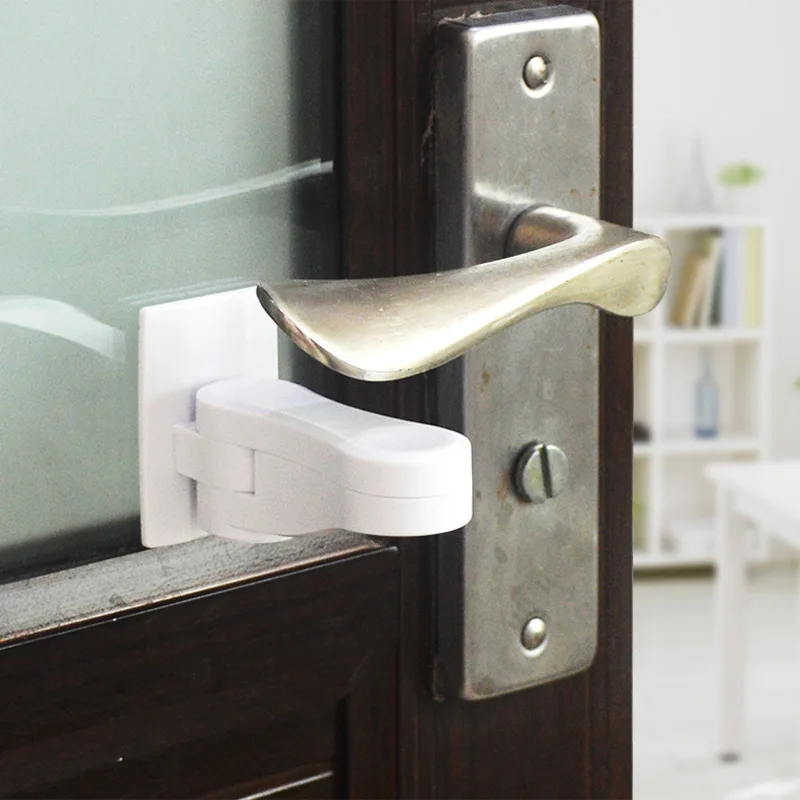 1pc Child Safety U-shaped Cabinet Lock For Cabinet Knobs
