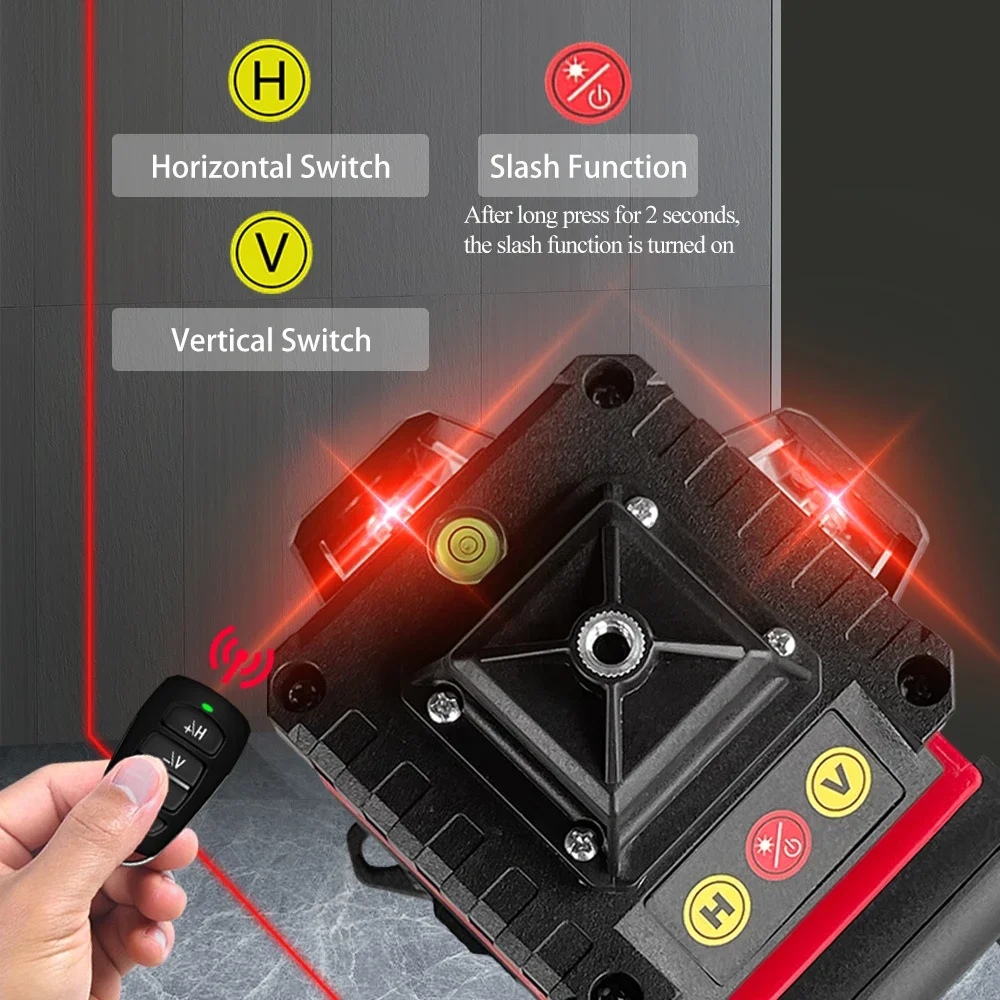 Laser Level Red Line Self Leveling 360 Horizontal And Vertical