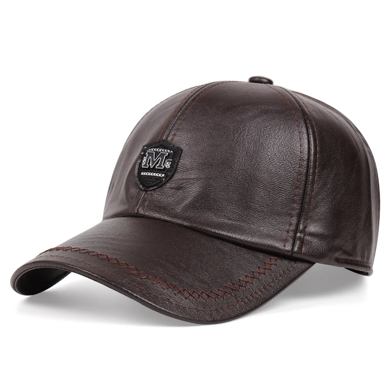 

2022 men's PU baseball cap outdoor sports cap