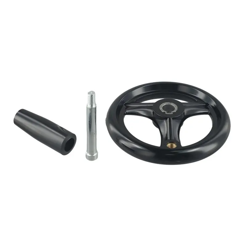 【전자제품 액세서리】회전식 손잡이가 있는 플라스틱 핸드휠- D160mm-3-스포..