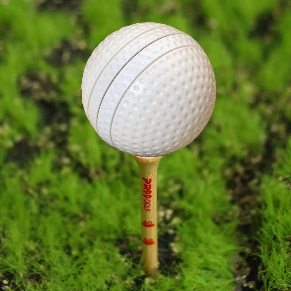 Description Picture 4 of itemTraining Professional Reduce Side Spin&Friction Random Color Wood Golf Tees Golf Accessories Golf Ball Holder With Storage Case