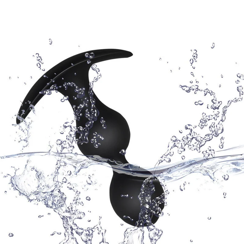 Silicone Wearable Anal Plug And Prostate Massager With Metal Ball_voghion.com