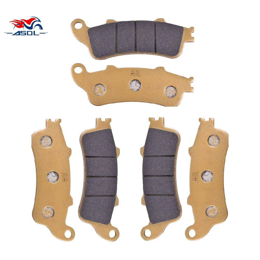 

1800cc Motorcycle Front and Rear Brake Pads Set for HONDA GL1800 Goldwing GL 1800 GL1800 A1-A5 2002-2009 04 2005 2006 2007 2008