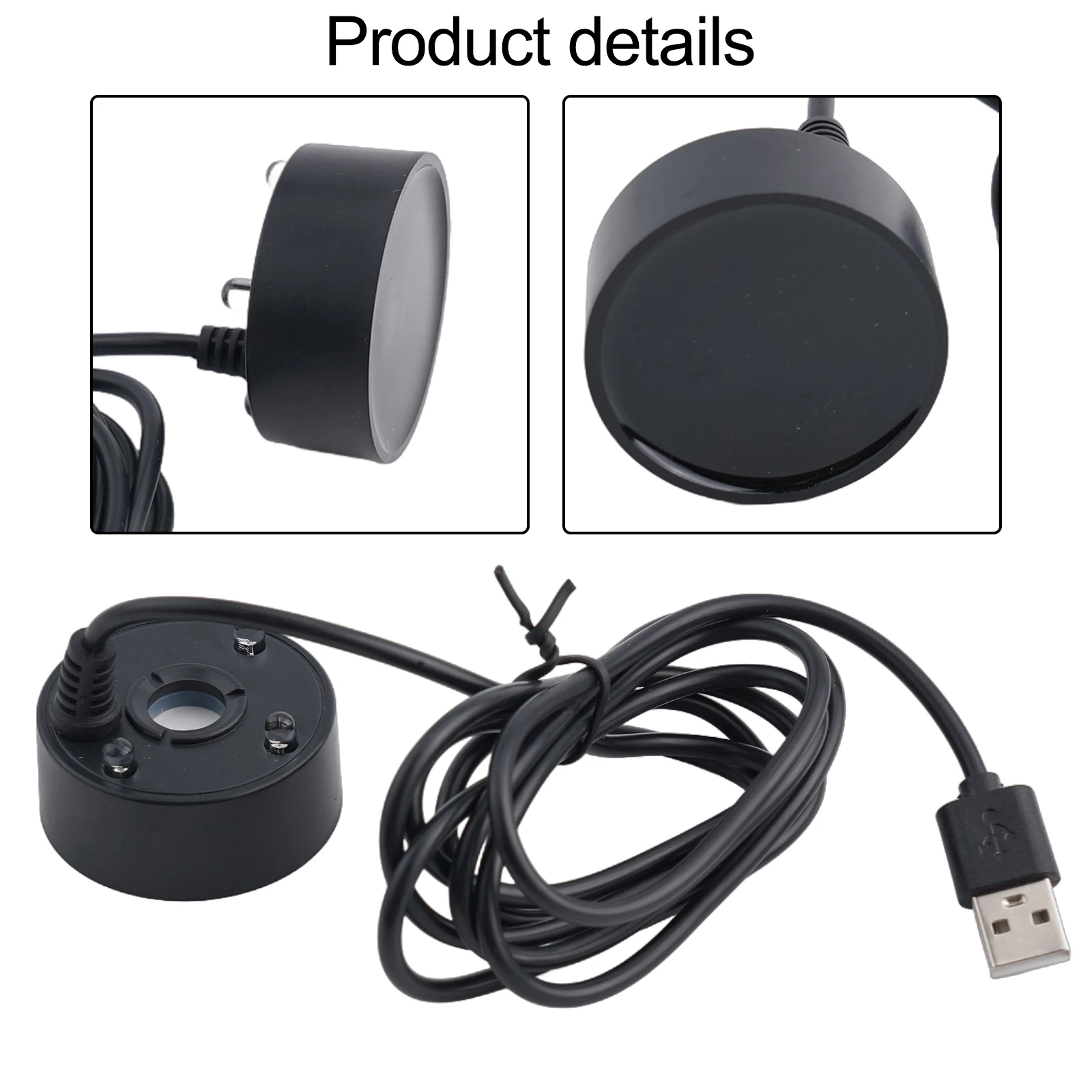 5V USB Fish Tank Mist Maker with 4 LED Colorful Lights