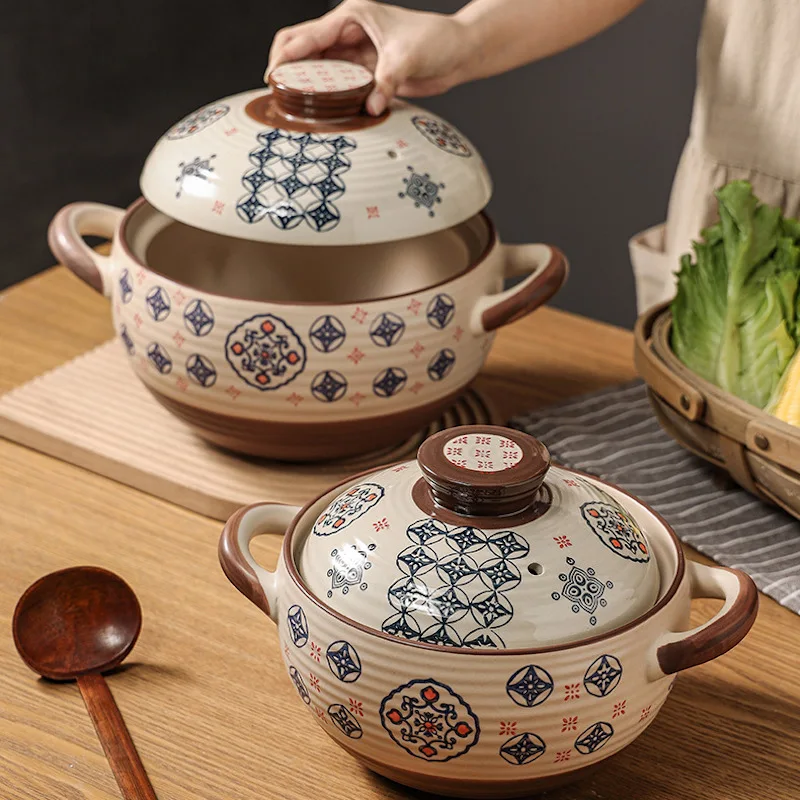 Casserole Cooking Pot Japanese Ceramic Cookware Pots And Pans Clay Pots For Cooking Slow Cooker