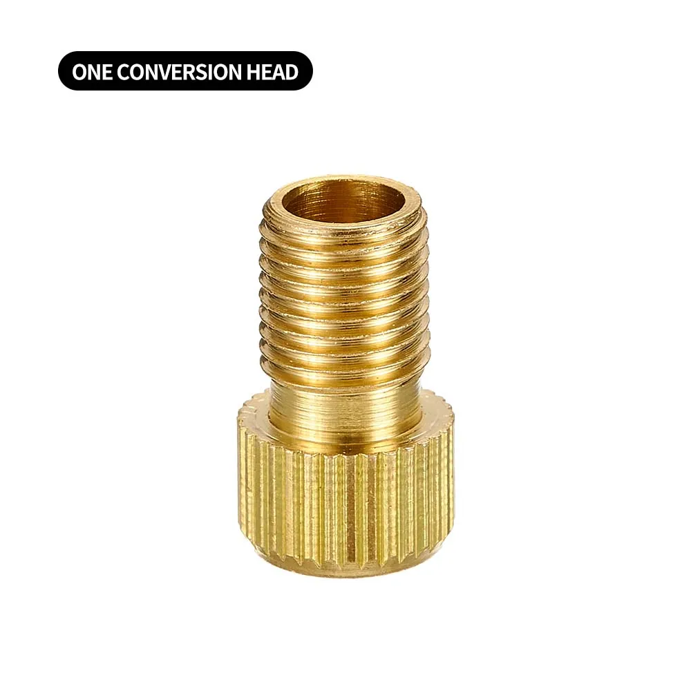 VXM Bicycle Wheel Tire Transfer Valve Adapter French Mouth To AV Road Bike Copper FV Pump Valve Cap Cycling Tyre Accessories