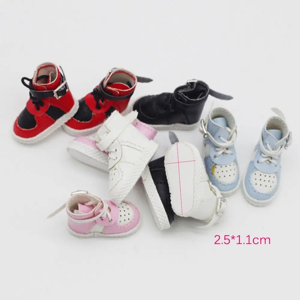 Lovely High-top Obitsu 11 Shoes Sneakers Thick Bottom 1/12 Bjd Shoes Multi-color GSC 1/12 Bjd Casual Shoes Children