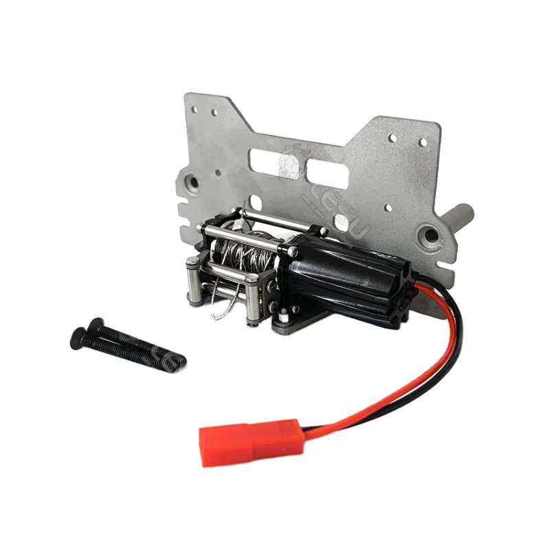 Electric Car Coupler Winch for 1/14 Tamiya RC Truck Scania 770s Volvo Benz Man King Hauler Trailer Tractor LESU Tamiya Parts 3