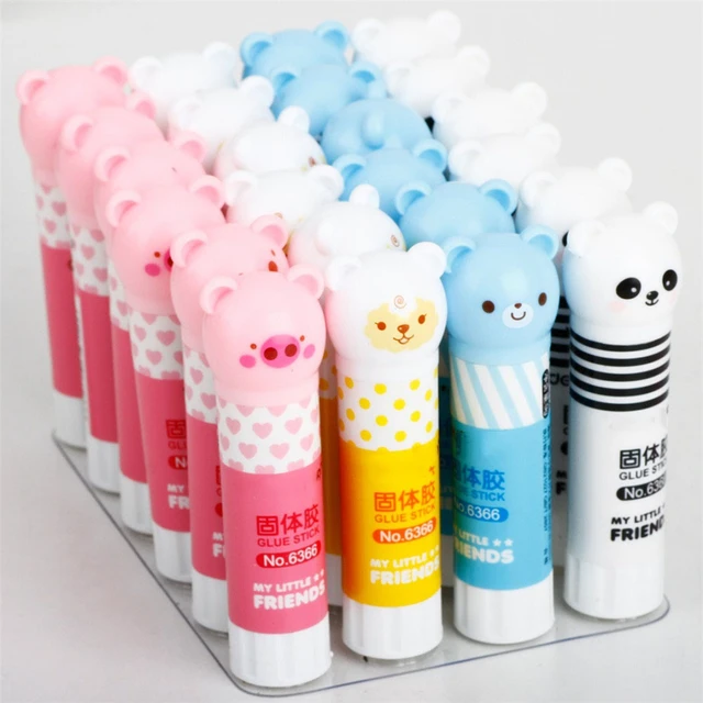 1pc Cute School Style Solid Glue Stick For Kids' Office Craft