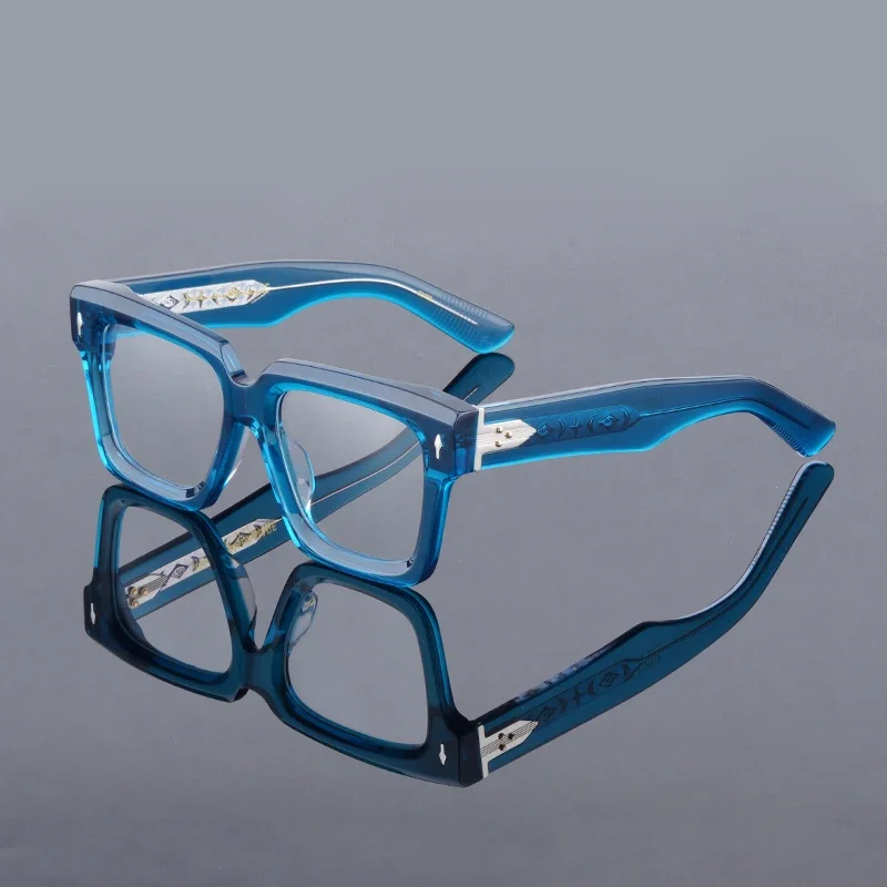 

JMM Belize Acetate Big Square Eyeglasses Frame Men Fashion Designer Brand Glasses Women Optical Prescription Eyewear