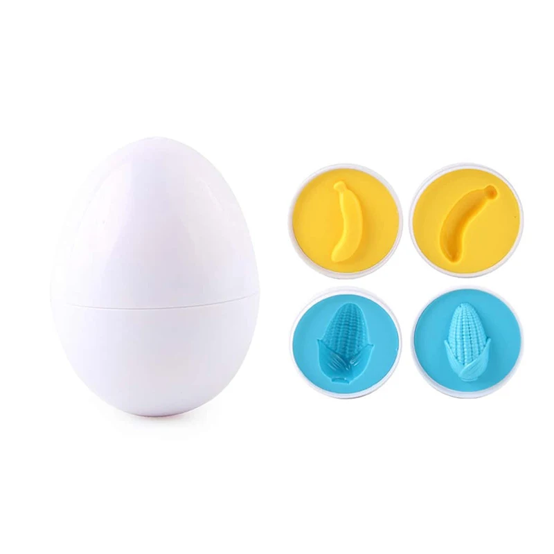 4pcs Paired with Smart Eggs Infant Early Education Toys Baby Twisting Eggs Simulated Egg Toys Color Object Cognition TMZ 4