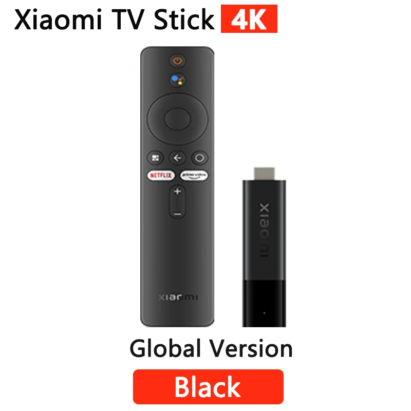 Newest Xiaomi Mi TV Stick 4K Android TV 11 HDR Quad Core 2GB+8GB Bluetooth 5.0 Wifi Netflix Google Assistant Global Version new tv sticks TV Sticks