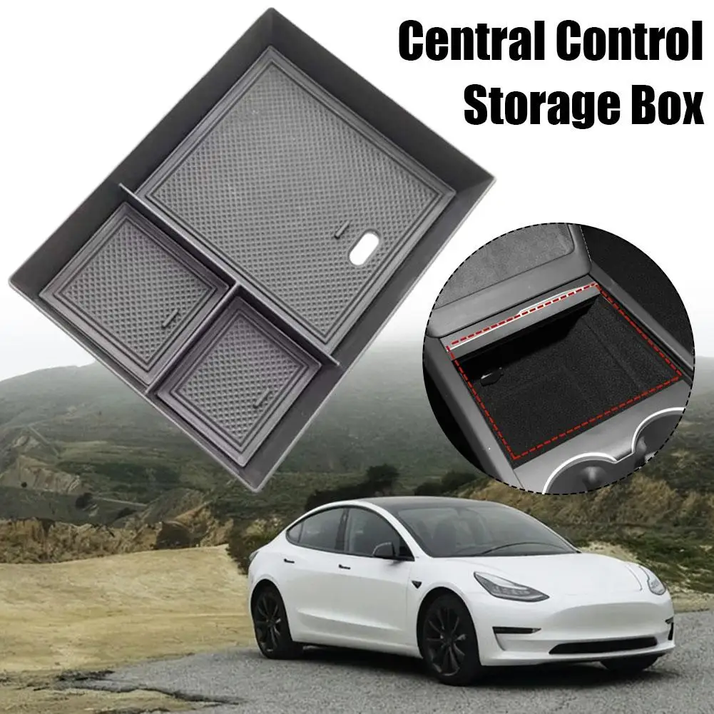 for Tesla Model 3 Highland 2024 Interior Storage Box Organizer Armrest Storage  Organizer Console Replacement Accessorie Int A5H8 - AliExpress