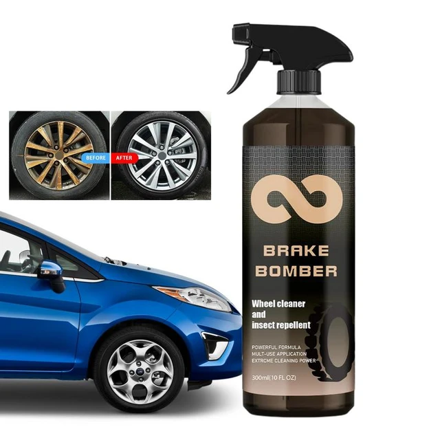 100ml Powerful Cleaner Brake Stealth Brake Bomber Spray Can with Sponge and  Wipe Effective Brake Dust