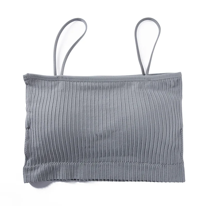 Girl Bras Strapless Cotton Teens Vest Teenage Sport Puberty Underwear Crop Girls Bra Training Top for 12-18 Years Old Top sports bra training bra cotton bra crop top