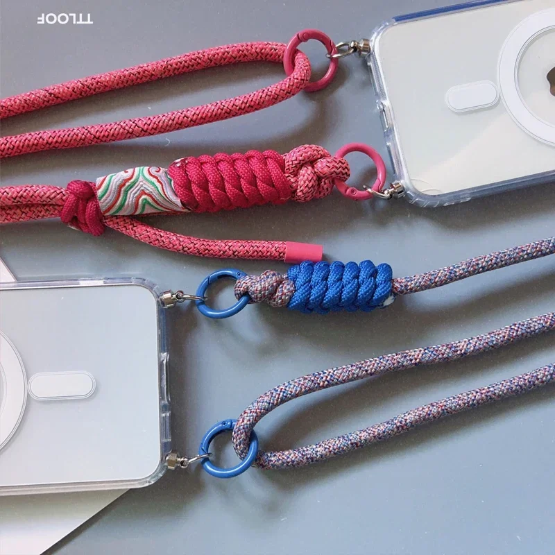 Crossbody Necklace Adjustable Strap Lanyard Magnetic Phone Case with Ultra Soft Cover
