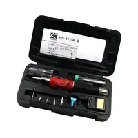 10-in-1 Self-Ignition Gas Soldering Iron Set Cordless Welding Torch Kit Tools 1