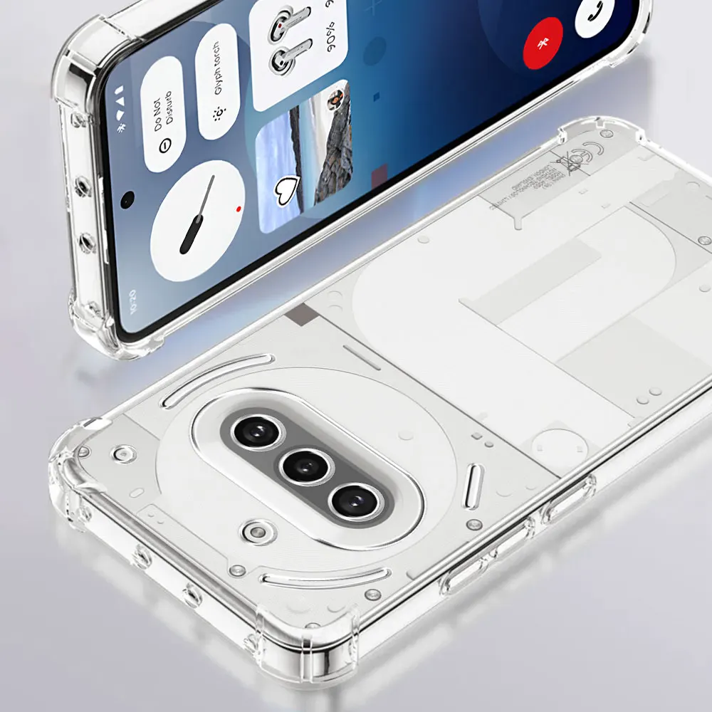 Airbag Shockproof Clear TPU Phone Case - Soft Silicone Back Cover