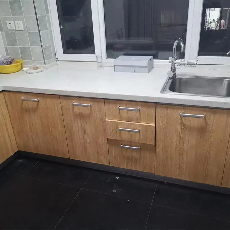55cm Width Wood Grain PVC Wallpaper for Door Wardrobe Cupboard Table Furniture Waterproof Self Adhesive Stickers Home Decor Film 2