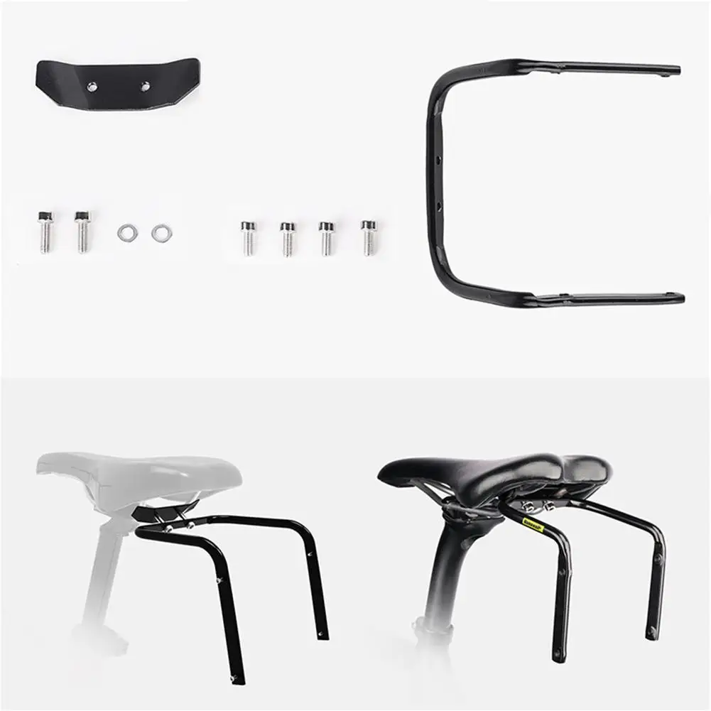 Rhinowalk Bike Saddle Stabilizer Bracket Rear Seat Holder Shelf Bicycle Support Mounting Bracket # Frames Rack Access Lugga F1N4 bicycle expansion bracket bicycle saddle bag bracket