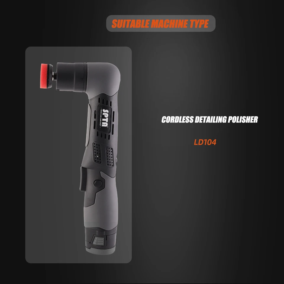 SPTA 12V 2000 mAh バッテリー コードレスミニポリッシャー ワックス