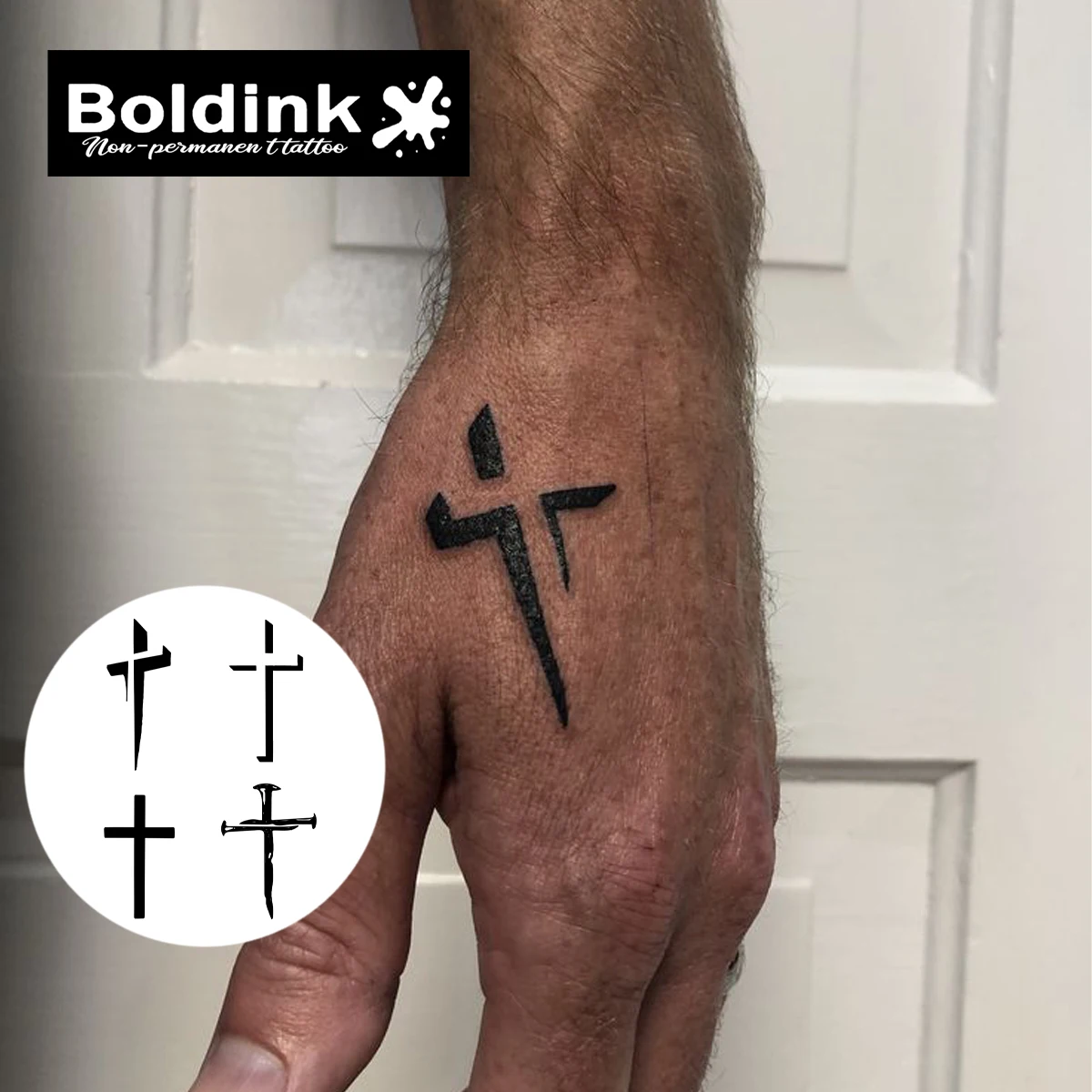 Gangster Teardrop Tattoo: Real-World Review of the Cross Boldink Temporary  Tattoo, image size:1200x1200