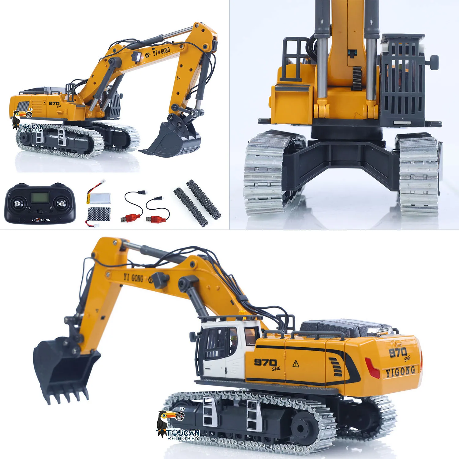 970 RC Excavator 1/50 Engineering Vehicle Remote Control Electric