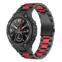 Luxurious Stainless Steel Smart Watch Strap Bracelet - Amazfit T - rex (4)